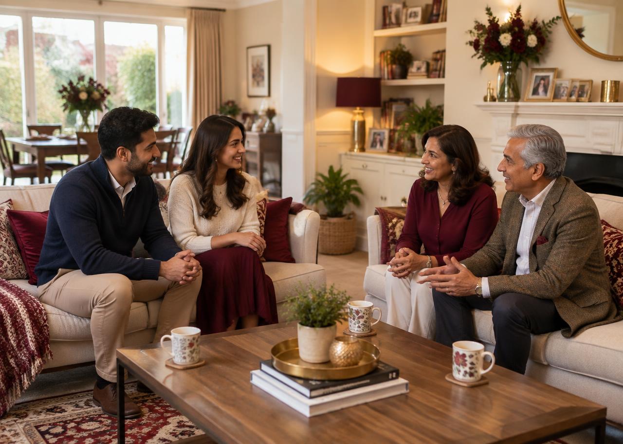 Young UK couple for Parents Yes For Marriage consultation